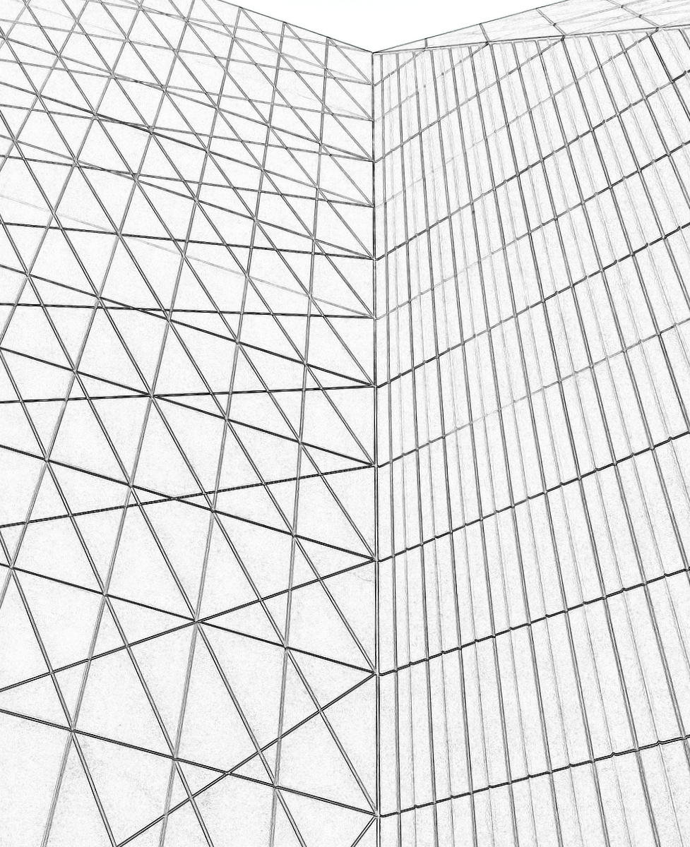 Geometric Architectural Corner