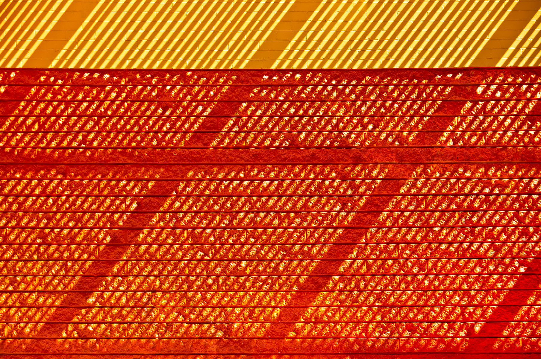 On a Wall Shadows Fall